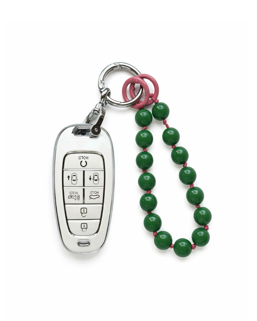 Jade Bead Hyundai Key Fob Case