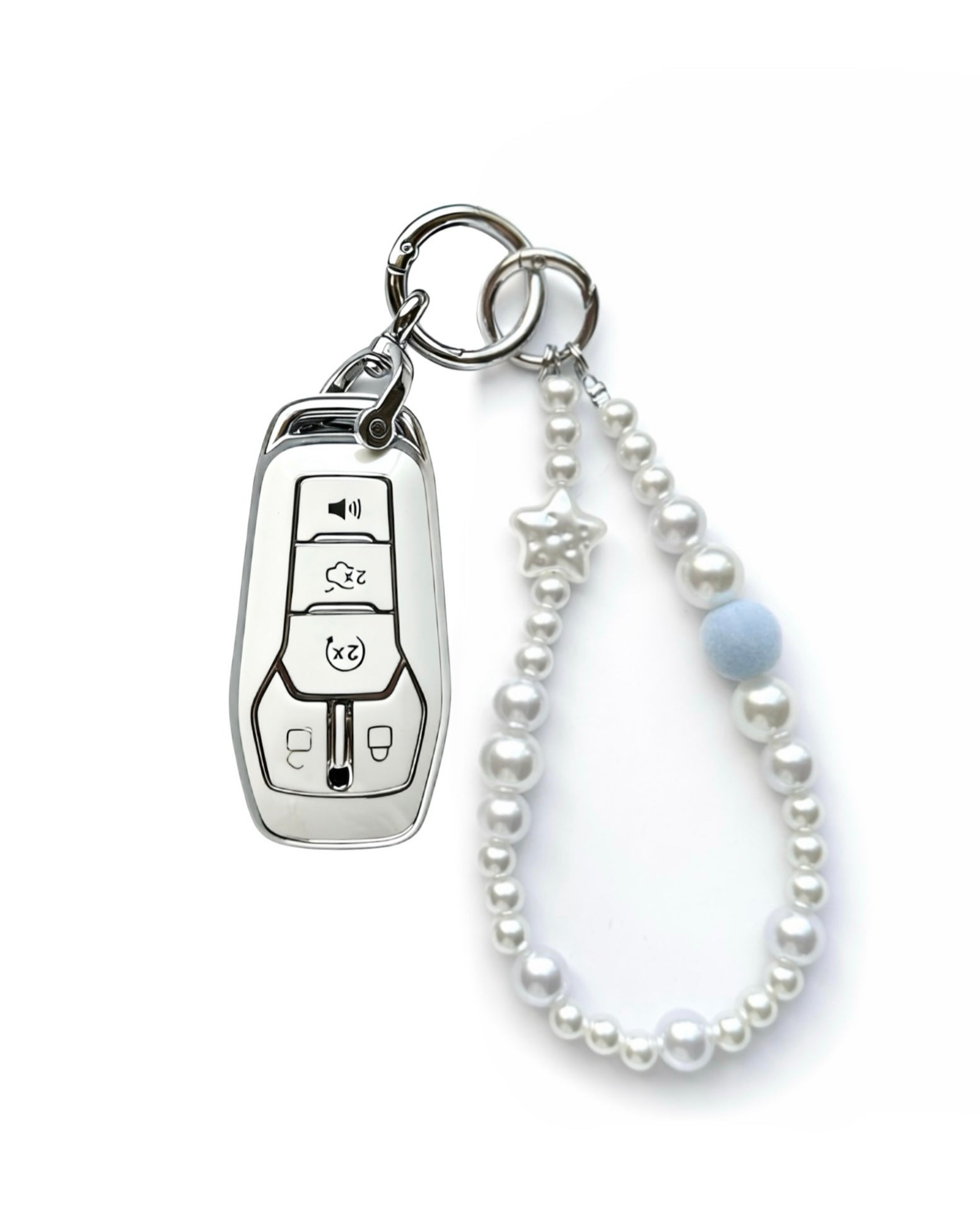 Sky Pearl Ford Key Fob Case