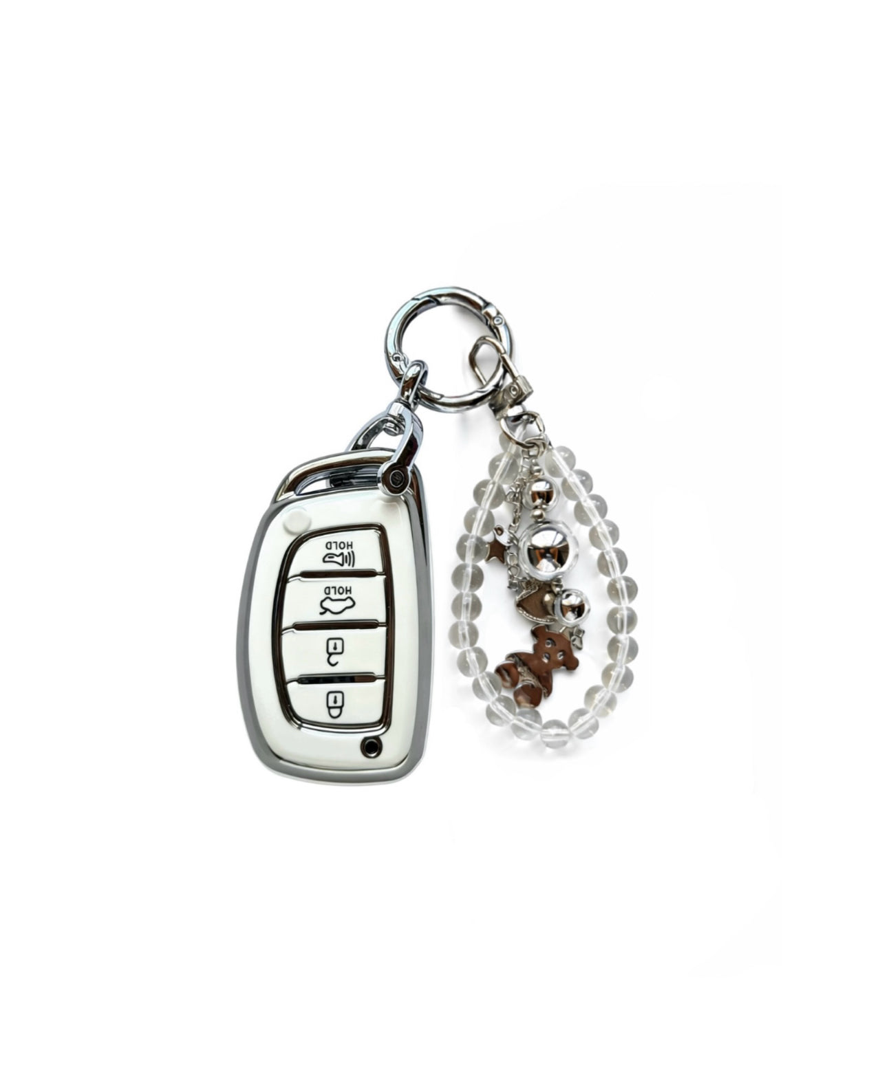 Crystal Bear Hyundai Key Fob Case