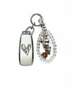 Crystal Bear Benz Key Fob Case