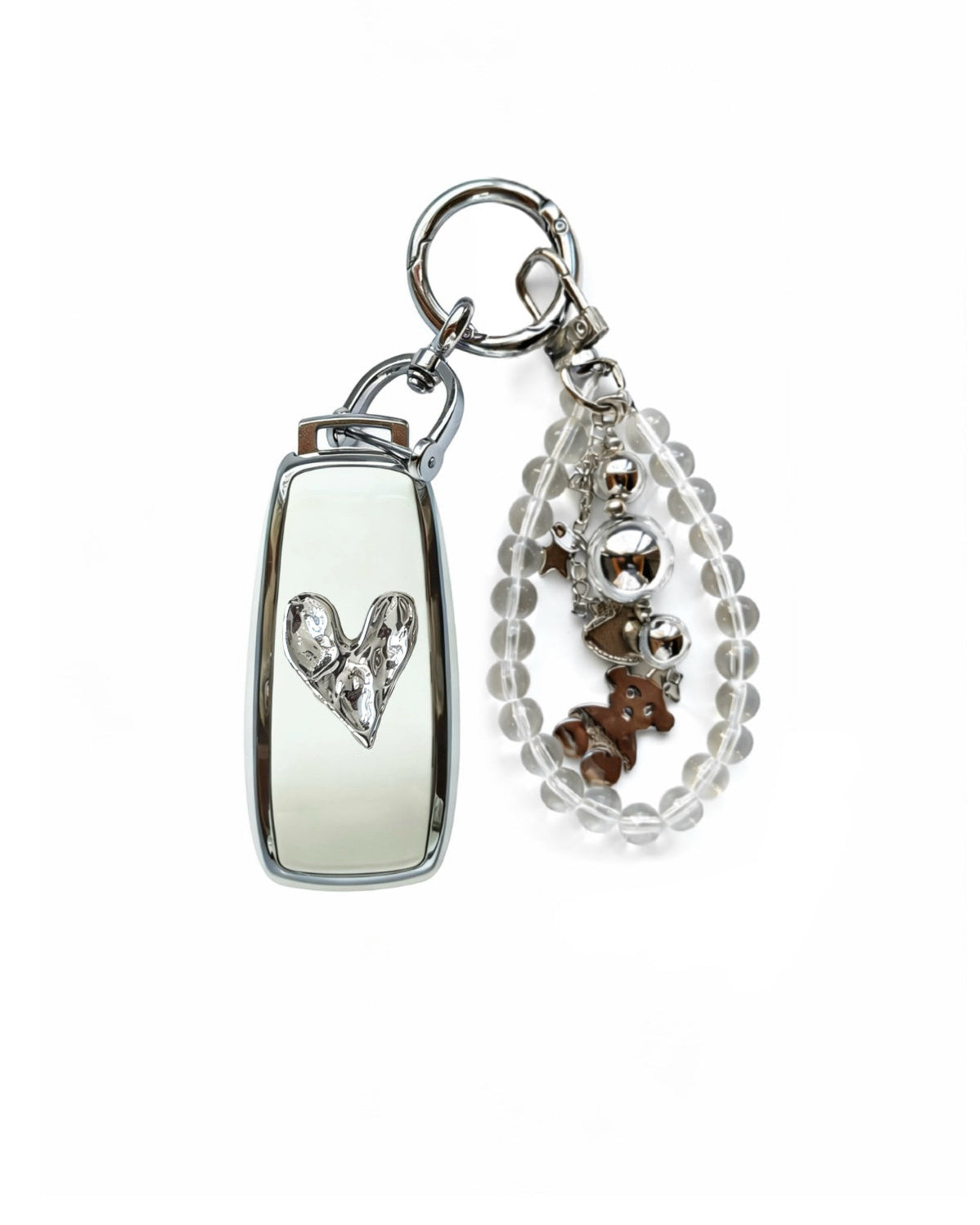 Crystal Bear Benz Key Fob Case