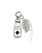 White Mirror Benz Key Fob Case