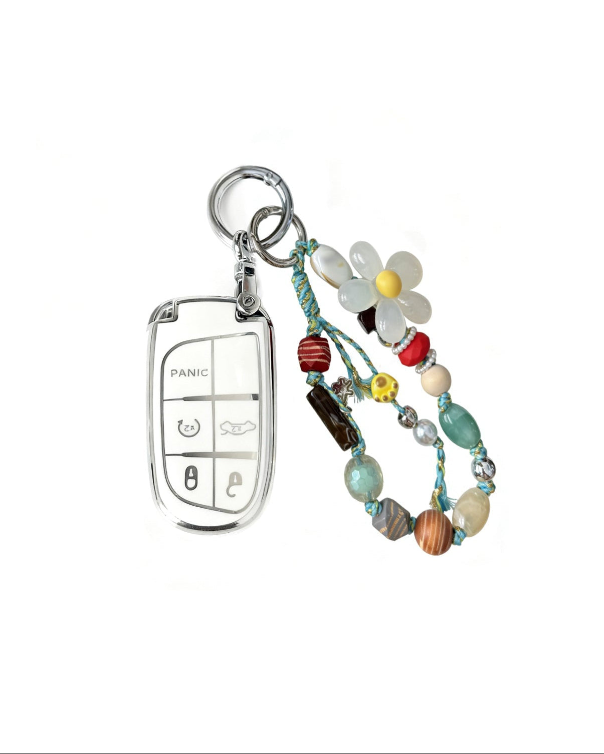 Floral Wander Jeep Key Fob Case