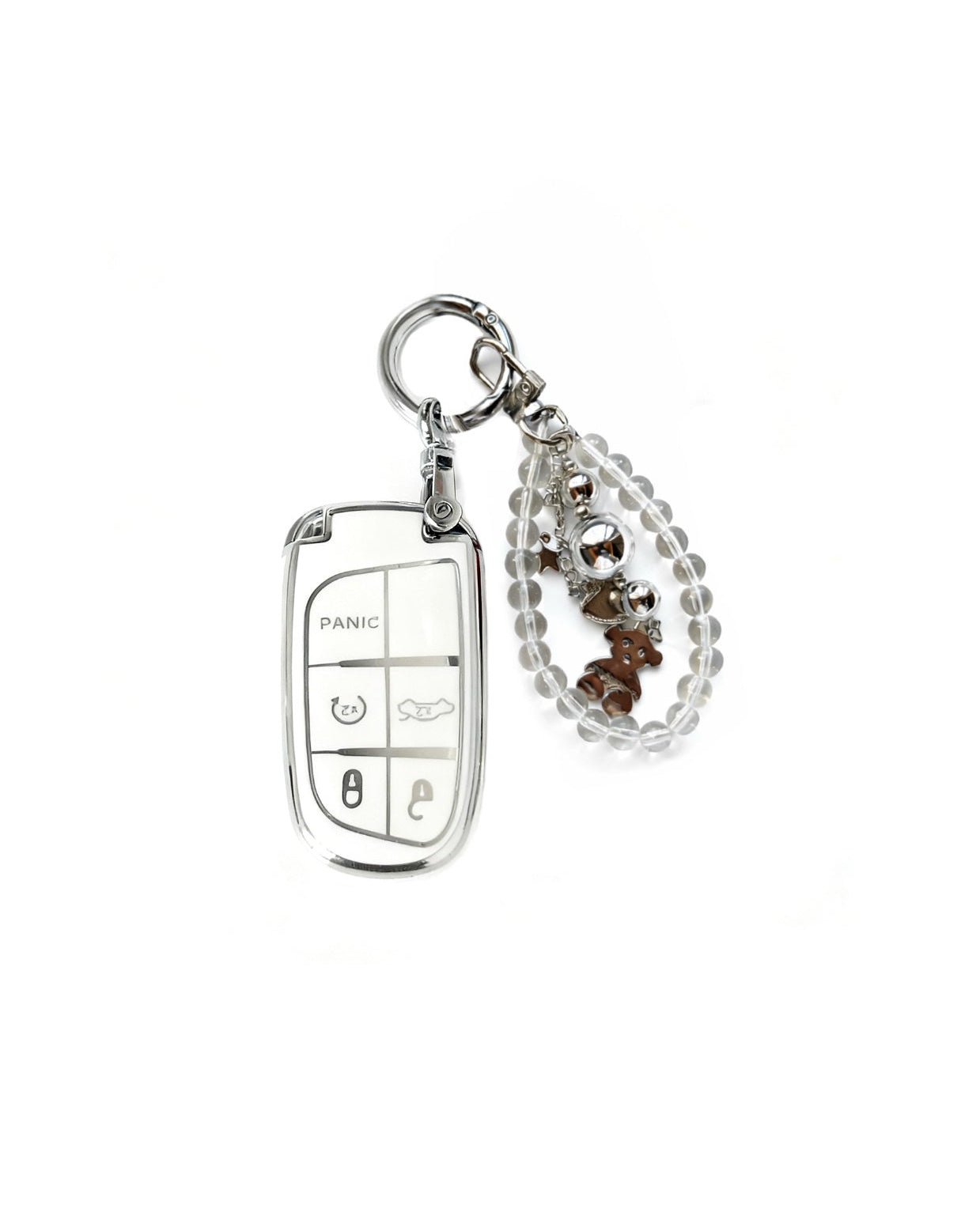 Crystal Bear Jeep Key Fob Case