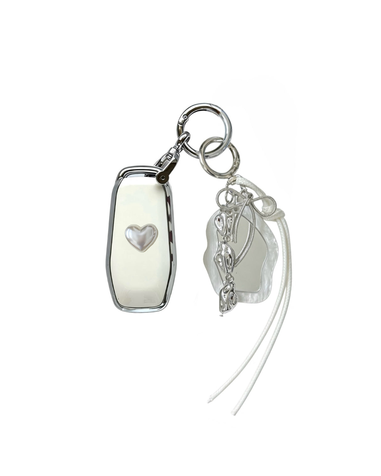 White Mirror Ford Key Fob Case