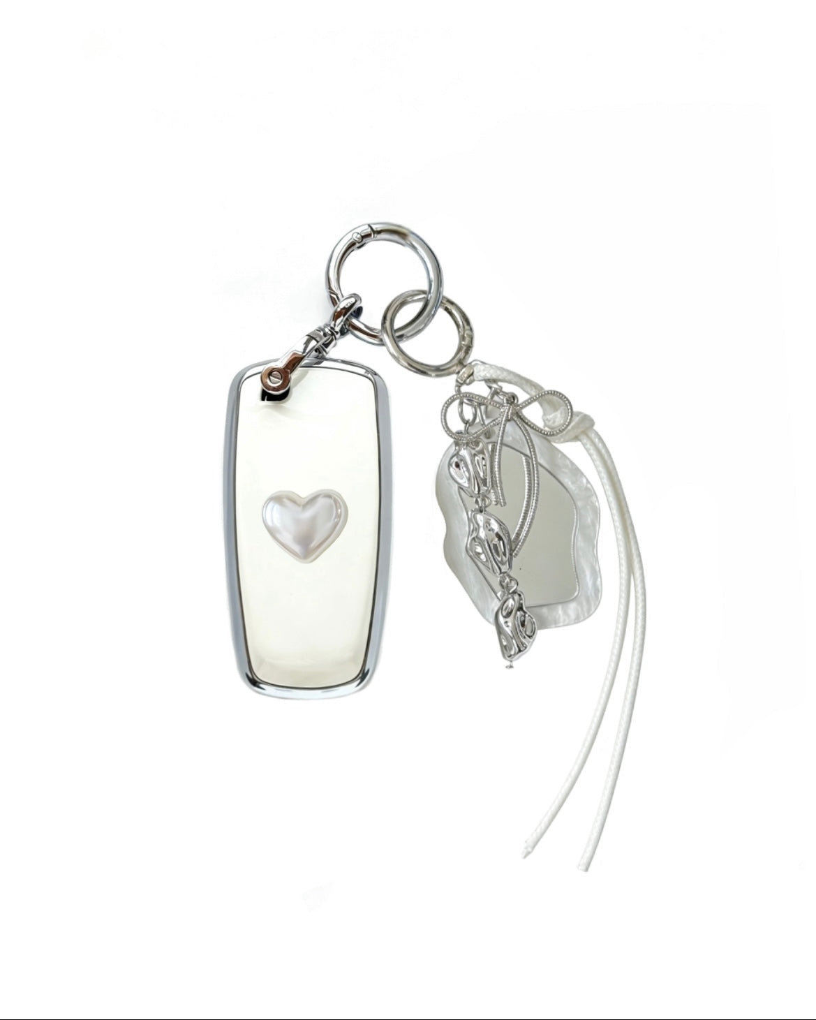 White Mirror Ford Key Fob Case