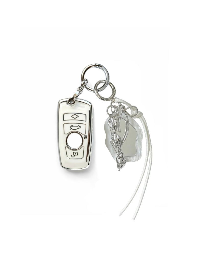 White Mirror BMW Key Fob Case