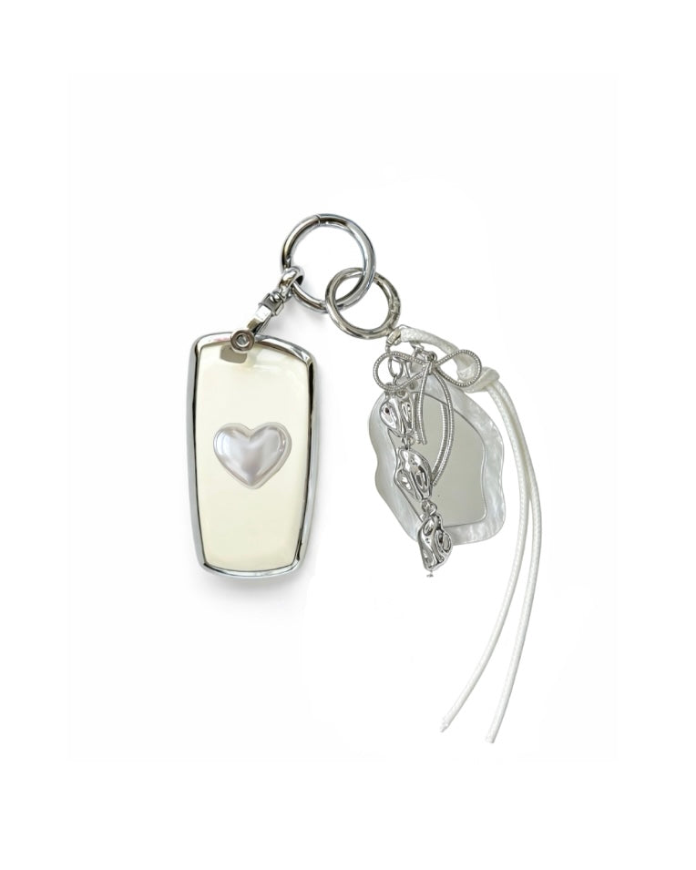 White Mirror BMW Key Fob Case