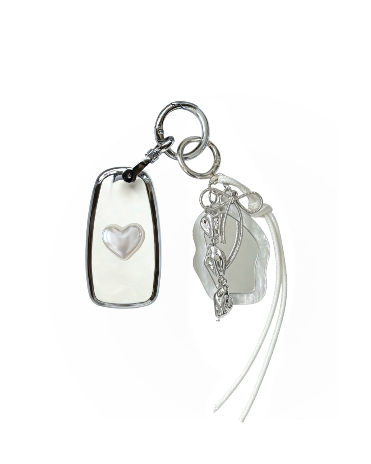 White Mirror Chevrolet Key Fob Case