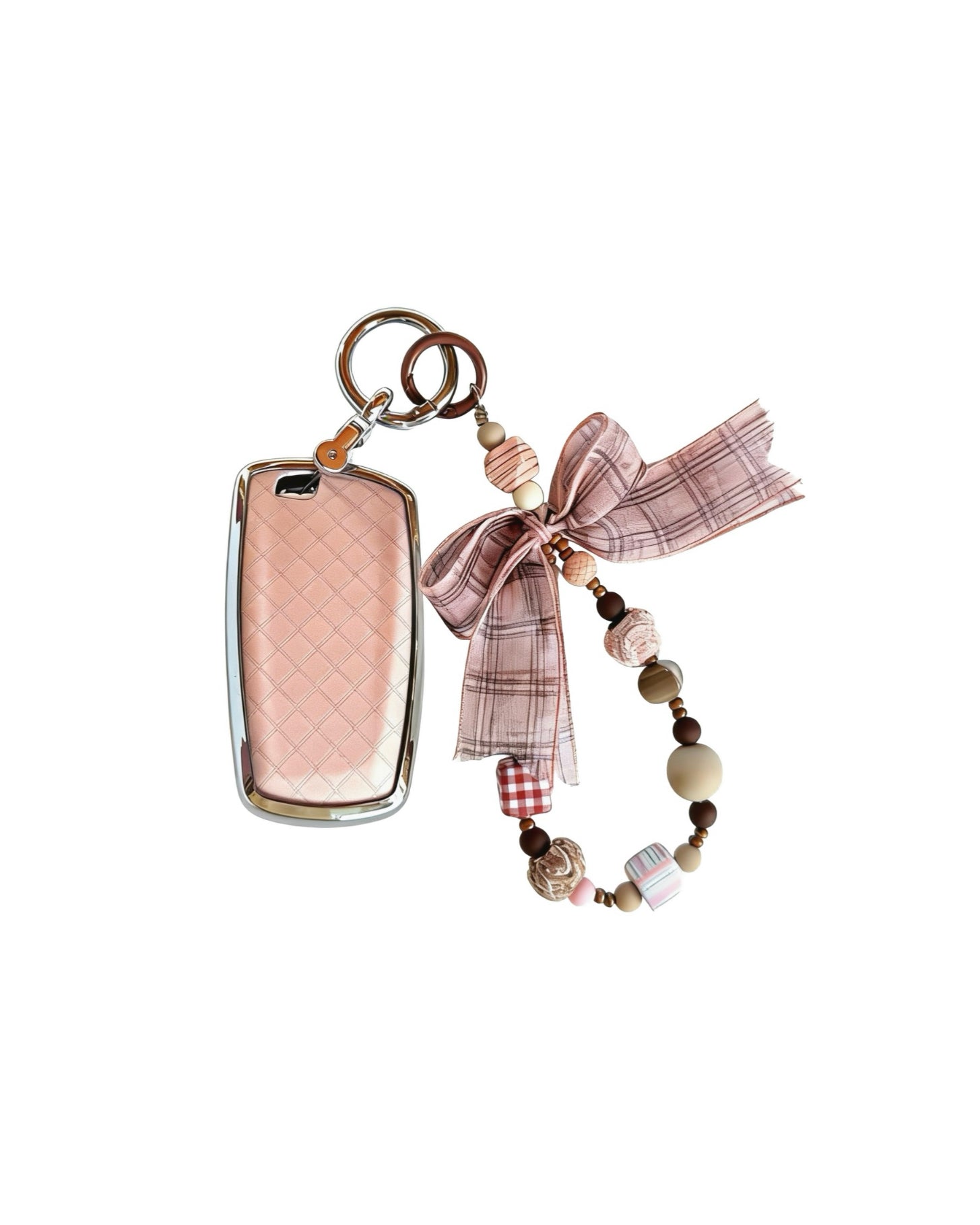 Floral Pink BMW Key Fob Case