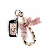 Wooden Pink BMW Car Key Fob Case