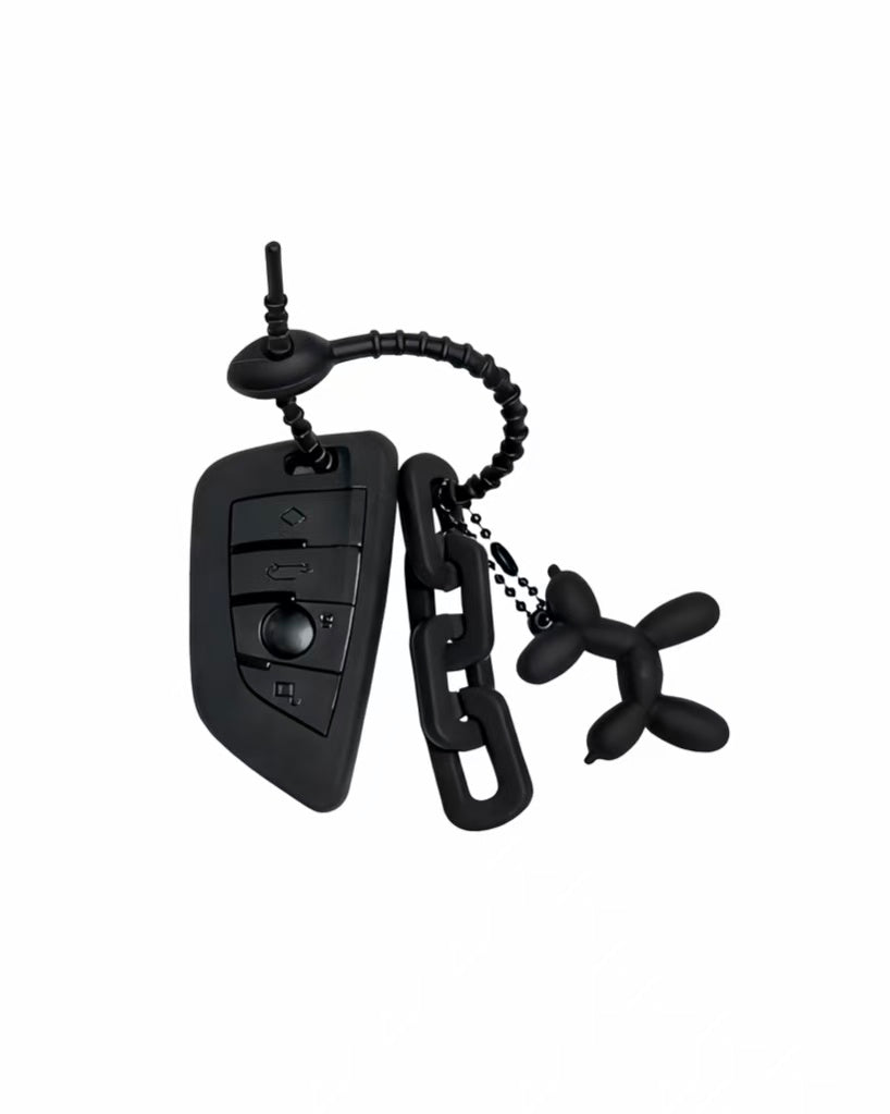 Balloon Dog All Black BMW Key Fob Case