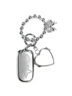 Mirror Silver Jeep Key Fob Case