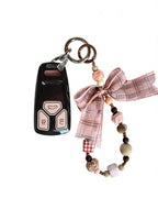 Wooden Pink Audi Car Key Fob Case