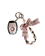 Wooden Pink Mercedes Benz Car Key Fob Case